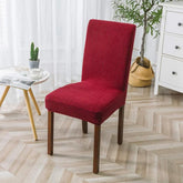 Stripe Jacquard Chair Cover - Maroon
