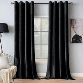 Premium Velvet Curtain - Black