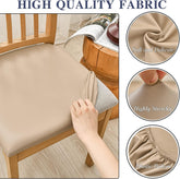 Chair Seat Covers- Camel Brown