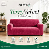 Terry Sofa Cover - Maroon