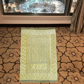 Embroided Velvet Prayer Mat - Beige