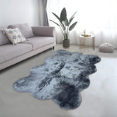 Lounge Size Furry Rug (160_180CM) - Grey