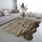 Lounge Size Furry Rug (180_180CM) - Brown