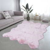 Lounge Size Furry Rug (180_180CM) - Pink