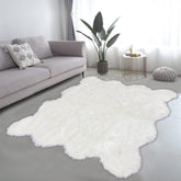 Lounge Size Furry Rug (180_180CM) - White
