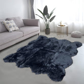 Lounge Size Furry Rug (180_180CM) - Black