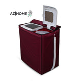 Twin Tub Maroon Washing Machine cover