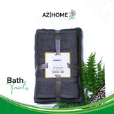 Superior 3 Piece Towel Set - Grey