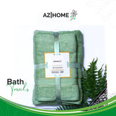 Superior 3 Piece Towel Set - Emerlad Green