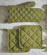 Plain Quilted Kitchen Gloves -
