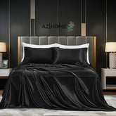 Premium Satin Sheet - Black