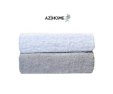 Towel Set Of 2 Pcs - Grey & White