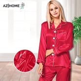 Silk Loungewear Suit -Maroon