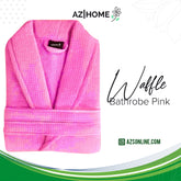 Waffle Bathrobe Pink
