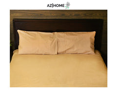 Ivory Solid Bed Sheet Set