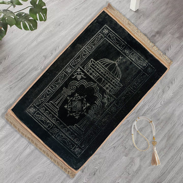 Premium Velvet Prayer Mat - Tauhid