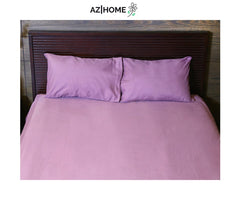 Light Purple Solid Bed Sheet Set