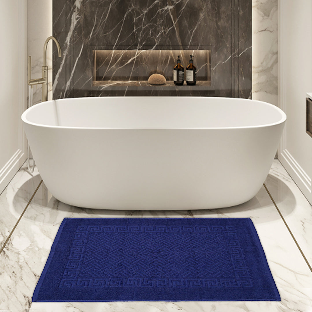 Greek Bath Mat – Blue