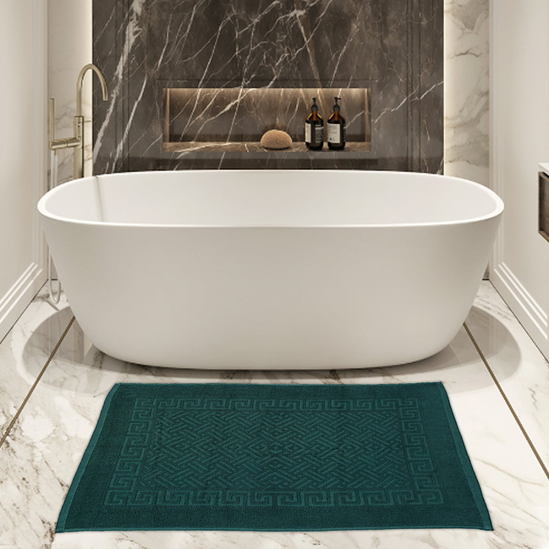 Greek Bath Mat – Green