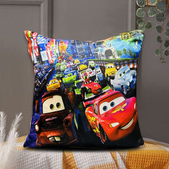 3D Printed Silk Cushion Cover - Cars On The Road