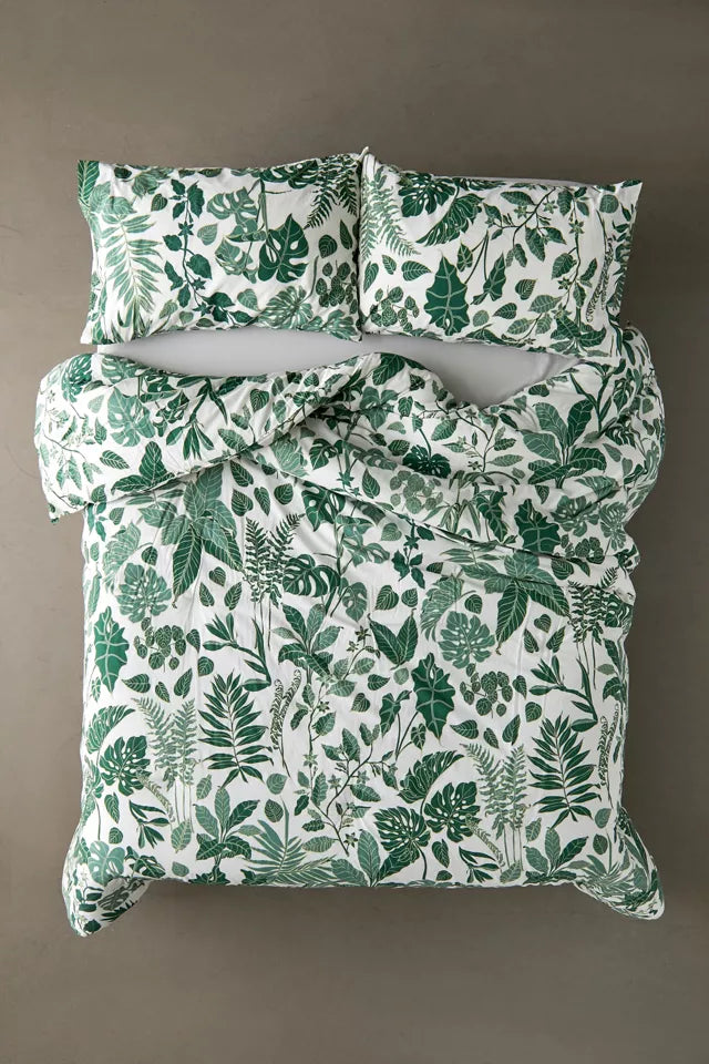 Greenery Bedsheet Set Percale