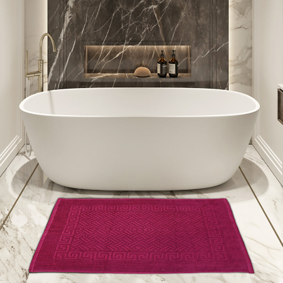 Greek Bath Mat – Red