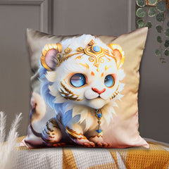 3D Printed Silk Cushion Cover - Majesty Cubotron