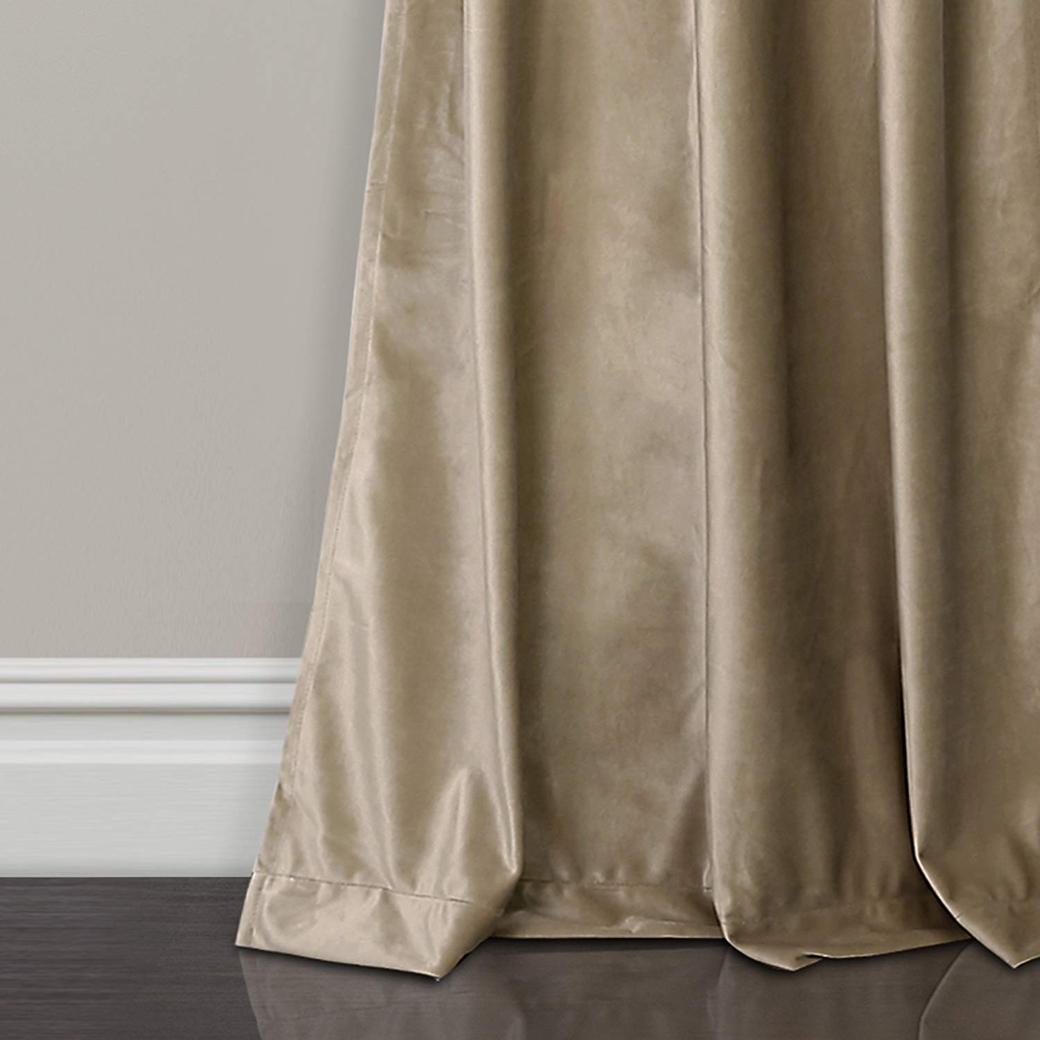 Premium Velvet Curtain - BEIGE