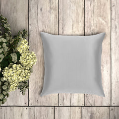 Silk Cushion Cover - Light Grey