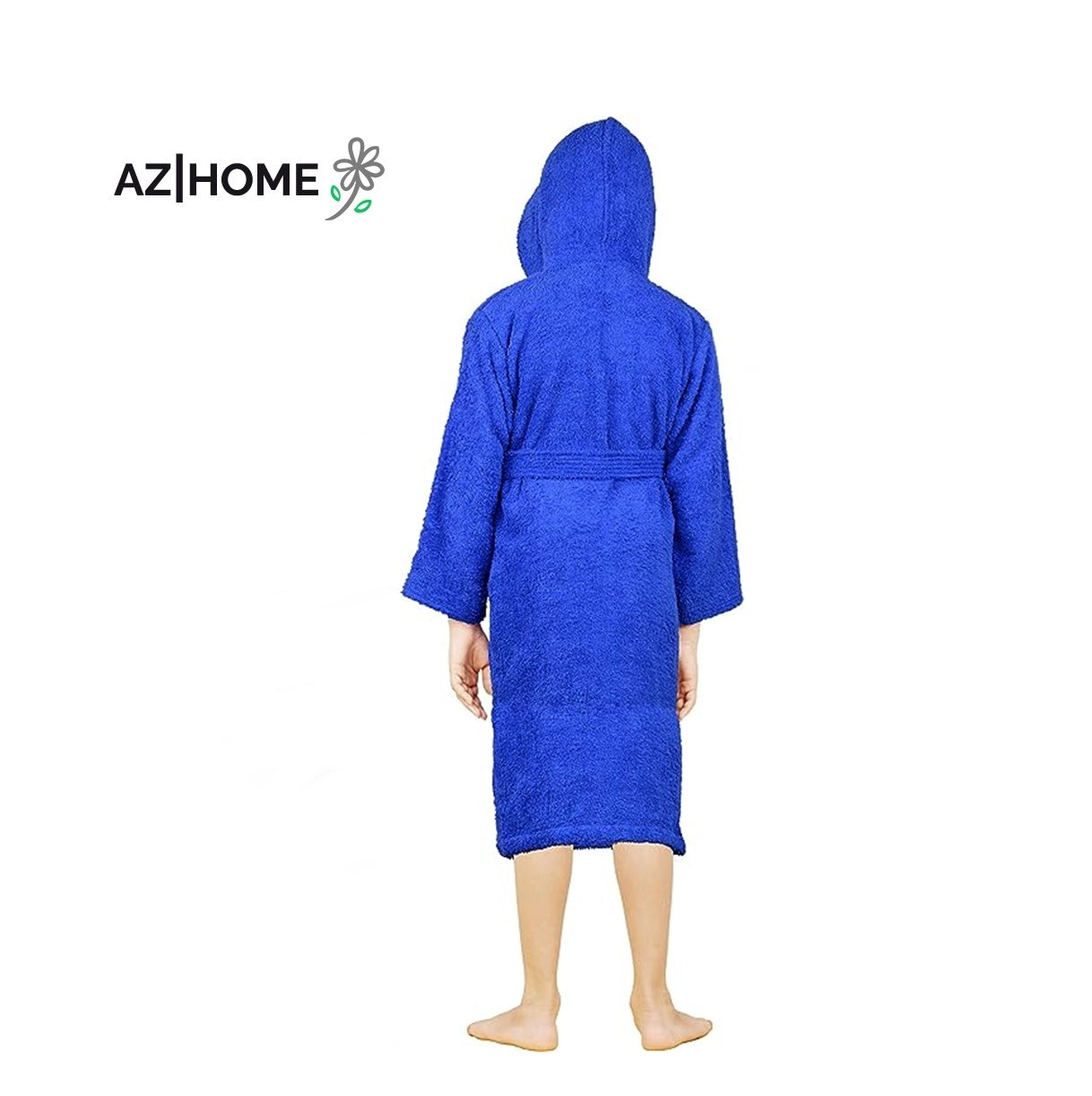 Classic Bathrobe For Kids - Blue