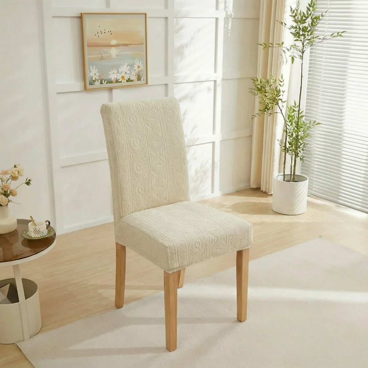 Bohemian Chair Cover - Beige