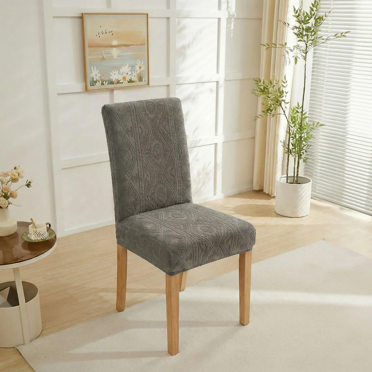 Bohemian Chair Cover - Grey