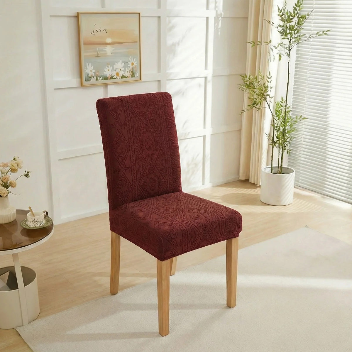 Bohemian Chair Cover - Maroon