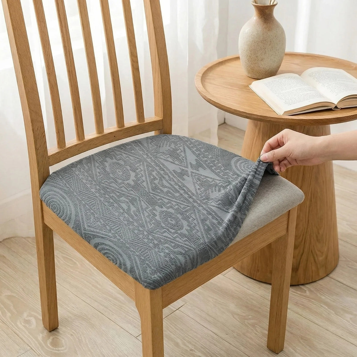 Bohemian Seat Cover - Grey