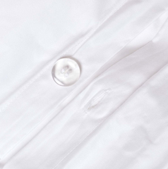 White Solid Duvet Cover Set