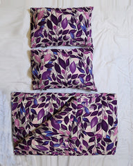 Duvet Cover Set - Purple Floral Verve