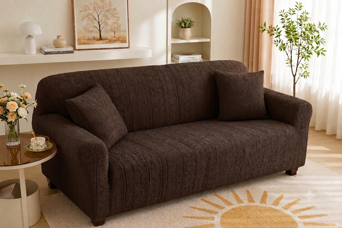 Bohemian Sofa Cover - Brown