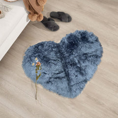 Heart Shaped Rug - Grey