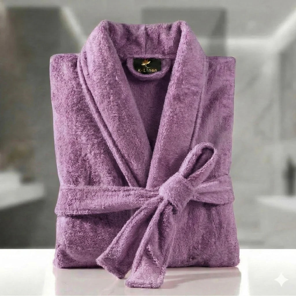 Fluffy Bathrobe - Light Purple