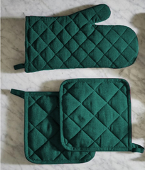 Plain Quilted Kitchen Gloves -