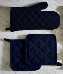 Plain Quilted Kitchen Gloves -