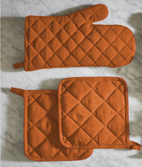 Plain Quilted Kitchen Gloves -