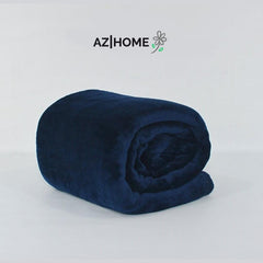 Plush Blanket - Navy Blue