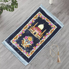 Premium Velvet Prayer Mat -Masjid