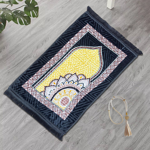 Premium Velvet Prayer Mat - Zamharir – AZ Home