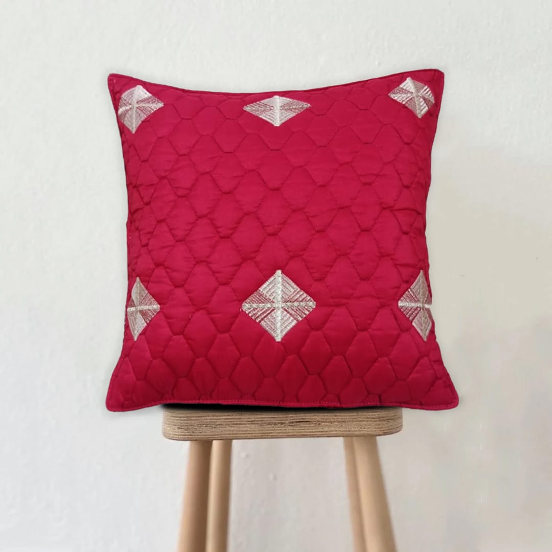 Quilted Cushion Cover - Aspire