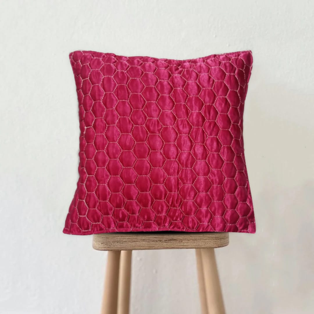 Quilted Cushion Cover - Enigma