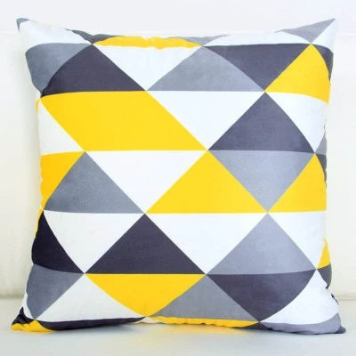 Tri Pattern Cushion Cover
