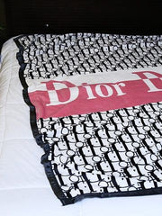 Printed Fleece Blanket - Dior