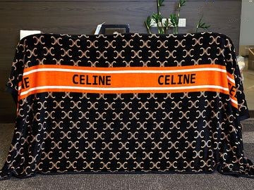 Printed Fleece Blanket - Celine